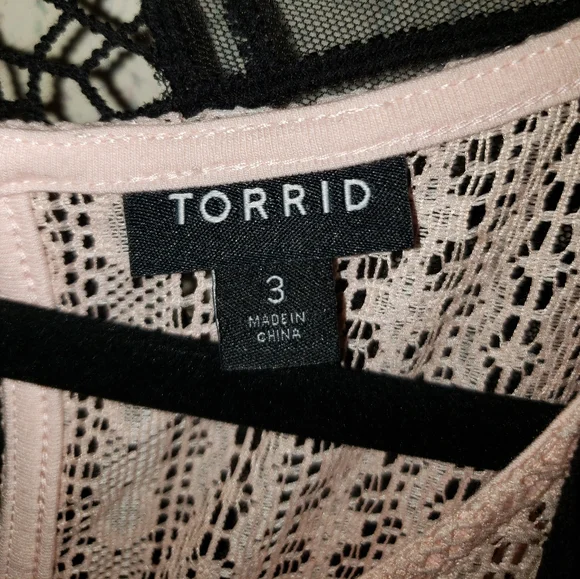 Torrid Lace Yoke Hanky Dress sz 3X - Picture 7 of 7